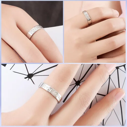 Vista 5 de YIMIDA Stray Kids SKZ Ring Kpop StrayKids Merch Jewelry 18K Gold Plated for Women Girls