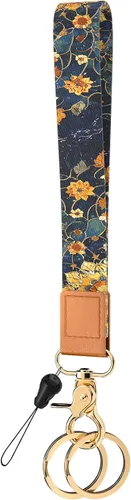 Vista 34 de Llavero de pulsera para mujeres y hombres, soporte para llavero, cordón de muñeca para llaves Animal
