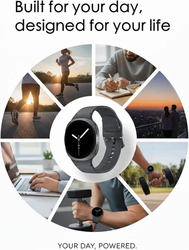 Vista 3 de Samsung Galaxy Watch 8 (2025) 40mm Bluetooth Smartwatch, Versión de EE. UU. – Seguimiento de fitness y sueño, puntuación de energía, monitor