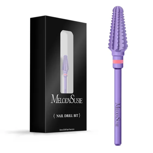 Vista 13 de MelodySusie Brocas profesionales Tornado de 3/32 pulgadas, brocas multifunción de carburo de tungsteno, adecuadas para manicura, pedicura, cutícula