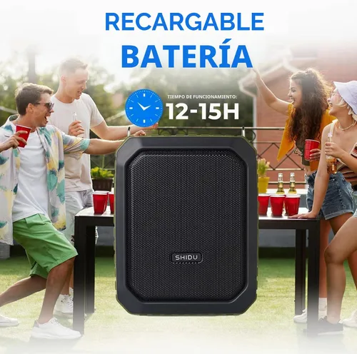 Vista 6 de Amplificador de voz inalámbrico Altavoz Bluetooth impermeable con micrófono