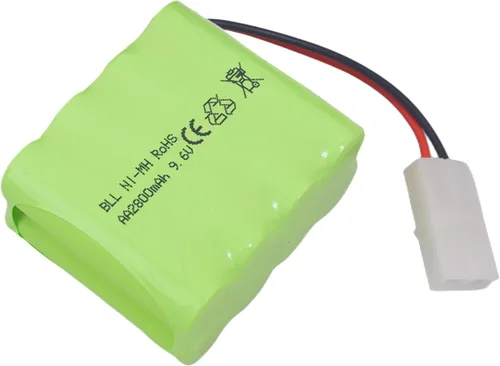 Vista 5 de AA 9.6V 2800mah RC Battery Pack con Tamiya plug con cable de carga USB para tanques de juguete Departamento de Ingeniería de cama plana