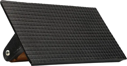 Vista 5 de EcoQuality - Prensa rectangular para parrilla con mango de madera de 9 x 5 pulgadas, resistente, prensa de tocino, prensa de hamburguesas, prensa