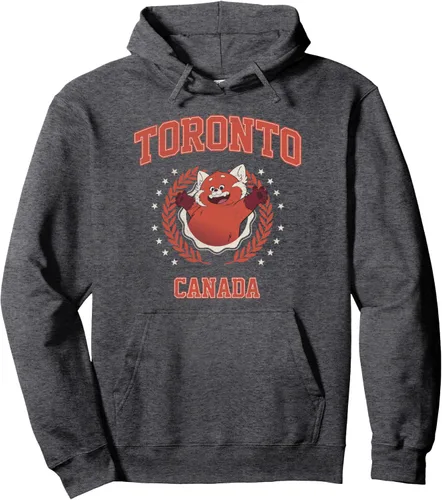 Vista 5 de Disney Sudadera con capucha Pixar Turning Red Mei Panda Canada, Negro