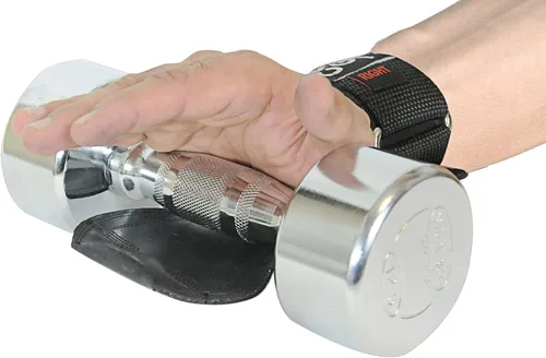Vista 2 de Cobra Grips PRO - Correas de levantamiento de pesas, almohadilla de agarre para levantamiento de potencia, 2 guantes
