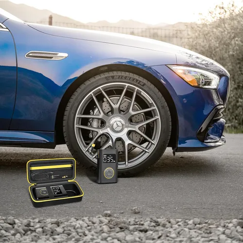 Vista 6 de Estuche Compatible con Inflador de Neumáticos Portátil Fanttik X9 Pro para Motocicleta, También para Compresor de Aire Eléctrico Xiaomi 2/ 1S, Bomba
