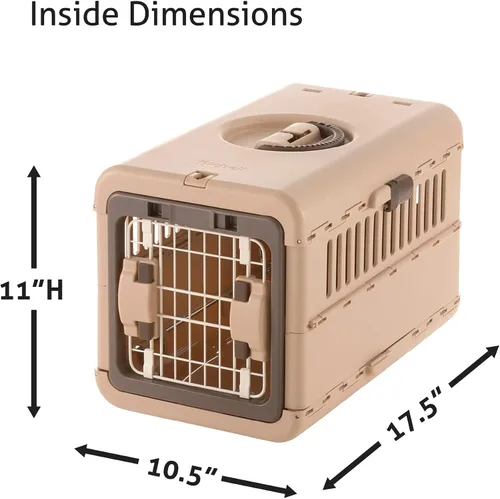 Vista 2 de Transportador plegable para mascotas extra pequeño