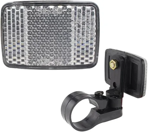 Vista 5 de Reflectores de bicicleta, reflectores de bicicleta, kit de 2 pares de reflectores delanteros y traseros de bicicleta