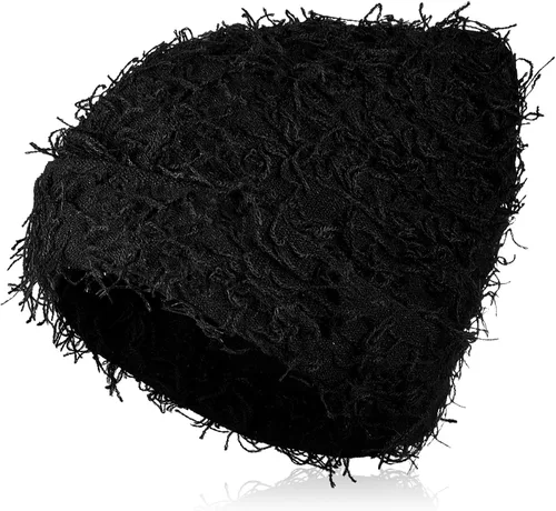 Vista 18 de Chuarry Distressed Knitted Beanie Fuzzy Winter Hat Albaricoque surtido