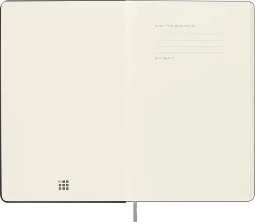Vista 4 de Moleskine Cuaderno inteligente, grande, liso, negro, tapa dura (5 x 8.25) Large 5" x 8.25" Smart Notebook with 176 Ncoded plain pages for the