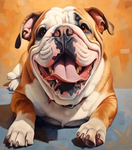 Vista 8 de ZMHZMY Kits de pintura por números, Bulldog inglés, bricolaje, lienzo digital, pintura al óleo, decoración artística para adultos principiantes