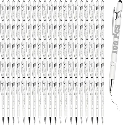 Vista 34 de Bolígrafos personalizados a granel 10 con nombre, grabados con punta de lápiz, bolígrafos de bola personalizados de escritura suave, regalos