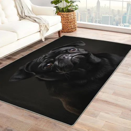 Vista 11 de Alfombra óptica visual de ilusión de vórtice 3D, alfombra de 2 x 3, alfombras lavables para entrada, sala de estar, dormitorio, alfombra de área