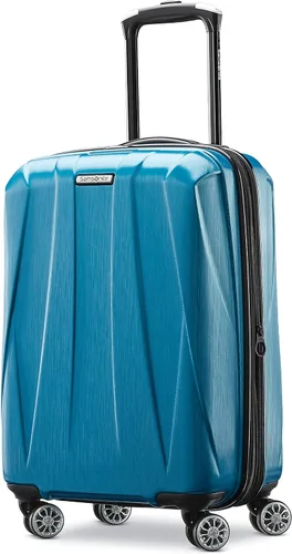 Vista 34 de Samsonite Centric 2 Set de maletas rígidas expandibles con ruedas giratorias dobles, Azul Caribe, Juego de 2 piezas (equipaje de mano/grande)