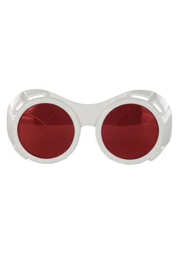 Vista 2 de Gafas de Visión Hiper Blanca/Roja para Adultos Accesorios de Científico Loco Multicolor