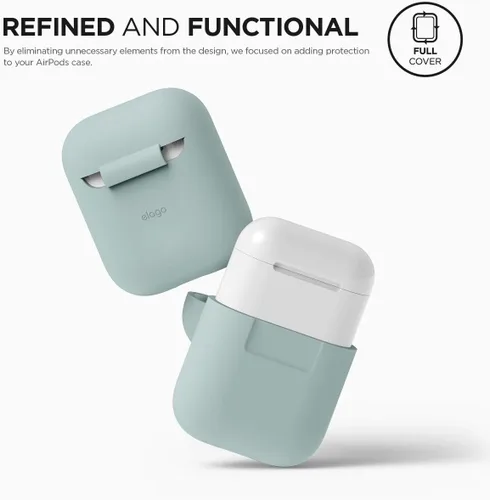 Vista 2 de elago AirPods - Funda de silicona para AirPods [Protección extra]