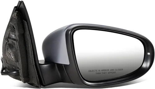 Vista 9 de DNA Motoring OEM-MR-VW1320141 Espejo retrovisor con memoria calefactada con ajuste alimentado por el lado izquierdo y luz de charco compatible
