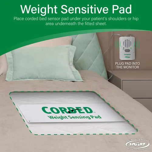 Vista 3 de Smart cuidador cama Alarma y Sensor Pad
