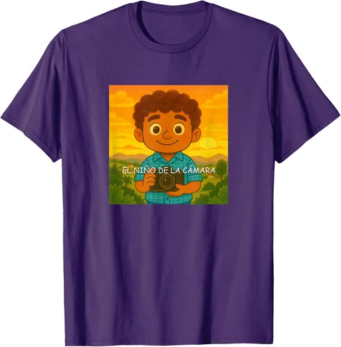 Vista 103 de Camiseta El Niño de la Cámara – Diseño Oficial del Cuento Ilustrado