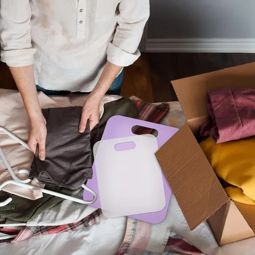 Vista 5 de 2 tablas plegables de camisa para adultos, niños y niñas, herramienta plegable para lavandería fácil, carpeta portátil para organizar camisas