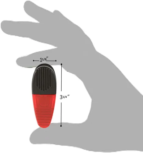Vista 6 de Clips de plástico grueso con imán de neodimio - 3-1/4" de longitud - Durable versátil multiusos (transparente)
