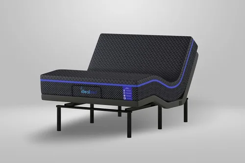 Vista 3 de iDealBed G4 Nova Colchón de espuma viscoelástica de lujo + cama ajustable personalizada 4i, soporte de alivio de presión, regulación de temperatura