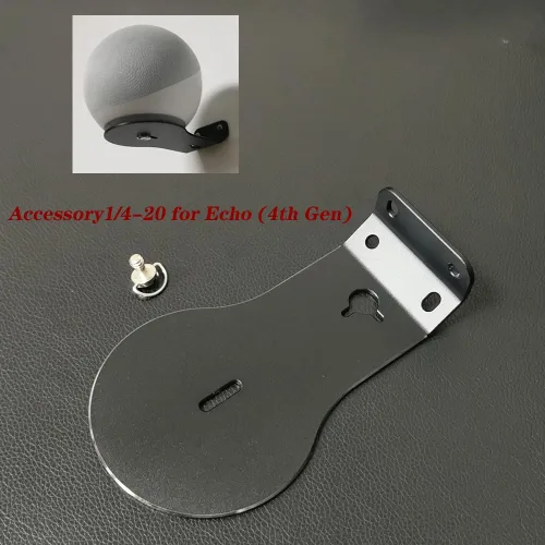 Vista 7 de ATOPHK Soporte de pared para Ech_ooo de 4ª generación y 3ª generación, aluminio de grado aeronáutico, 2 ángulos ajustables, compatible con Alexa