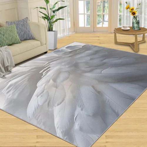 Vista 28 de Autumn Forest Rugs for Bedroom, Lake Forest Area Rug, Landscape Photo Rugs for Living Room, Indoor Non-Slip Rug, Machine Washable Carpet for Front