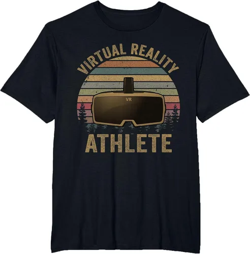 Vista 48 de Virtual Reality Athlete for VR Gamers Camiseta Asphalt Grey