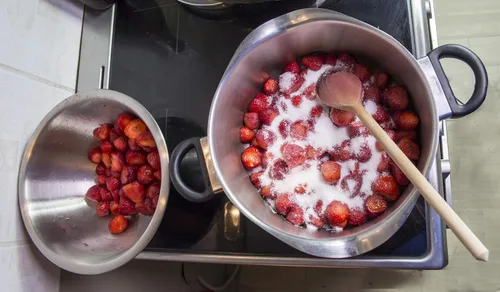 Vista 5 de Pectina de fruta de grado alimenticio y amidada, bajo metoxilo para gastronomía molecular, certificado Kosher vegano (2 onzas)