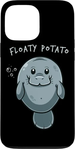 Vista 24 de Flaoty Potato Manatee Funny Manati Manatee Chubby Mermaid Case for iPhone 17