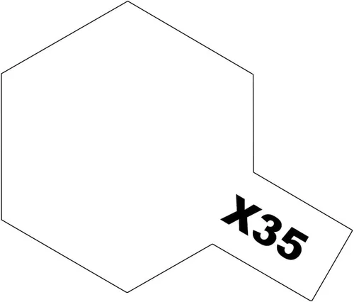 Vista 3 de TAMIYA Acrílico Mini X-35 Semi Brillo Claro 0.3 fl oz Botella TAM81535 Plásticos Pintura Acrílico