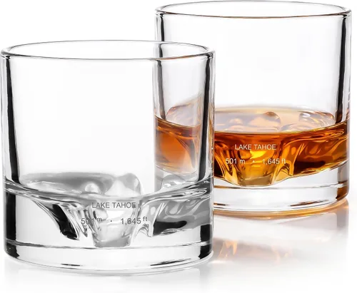 Vista 10 de LIITON Denali Mountain Old Fashioned - Vasos de whisky (2 unidades), regalo