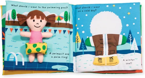 Vista 4 de Libro suave de actividades para bebé Melissa & Doug, What Should I Wear?