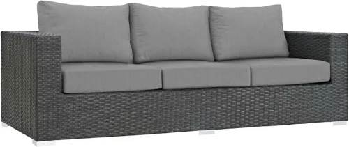 Vista 9 de Modway - Sillón para exteriores Lienzo antiguo Beige