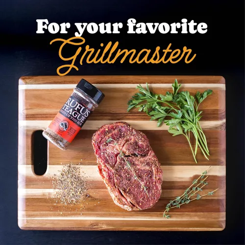 Vista 5 de Rufus Teague - Steak Rub - Premium BBQ Rub - Botella de 6.2 oz Premium Barbecue Seasoning & Dry Rub for Smoking and Grilling, Burgers & More