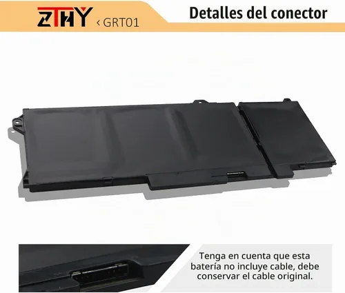 Vista 5 de Batería de repuesto para laptop 64Wh GRT01 para Dell Latitude 5421 5431