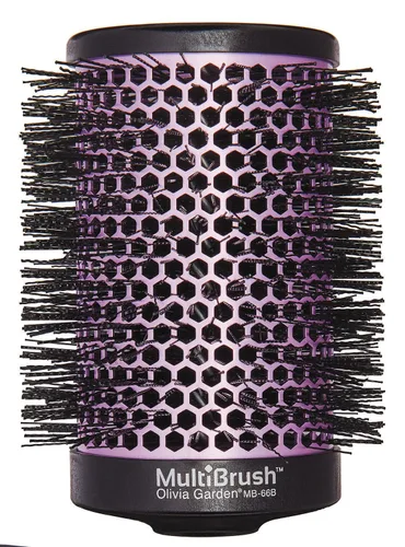 Vista 13 de Olivia Garden MultiBrush - Cepillo térmico desmontable no eléctrico con barril de cerámica