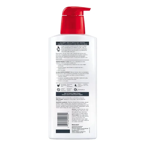 Vista 2 de Eucerin Dry Skin Therapy Loción hidratante original, 16 onzas de líquido