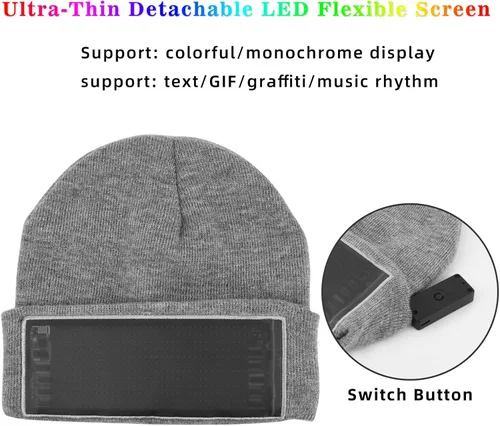 Vista 3 de Gifts for Men, DIY Beanie Hats with Characters and Patterns, Unique Birthday for Women, Dads, and Husbands