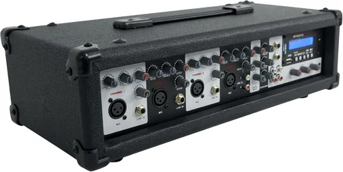 Vista 7 de Rockville Altavoces de 10 pulgadas + mezclador + soportes + micrófonos con Bluetooth para sistemas de sonido de iglesia