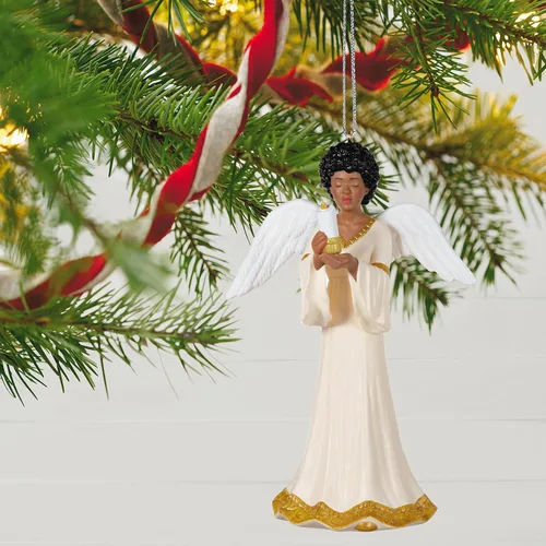 Vista 6 de Hallmark Keepsake Adorno de Navidad 2022, Ángel de la Luz