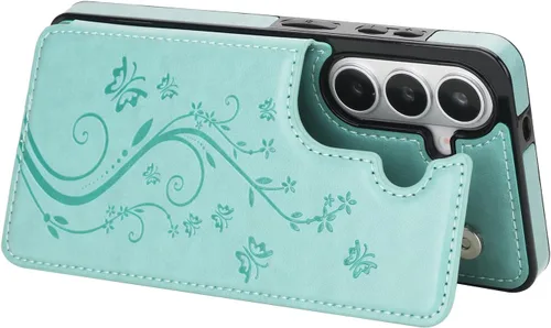 Vista 6 de Asuwish Funda de teléfono para Samsung Galaxy A37 5G con protector de pantalla de vidrio templado y tarjetero con soporte para tarjetero, soporte