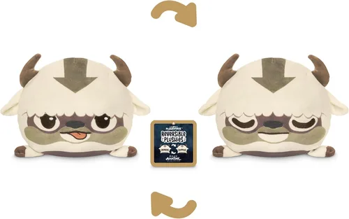 Vista 3 de TeeTurtle Avatar The Last Air Bender - Peluche reversible de 6 pulgadas Peluche Appa