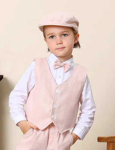 Vista 2 de A&J DESIGN Boina de tweed vintage para bebé niño