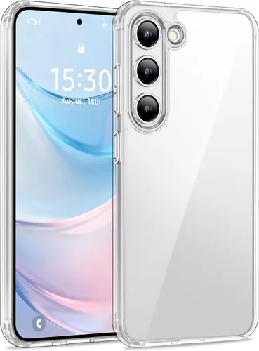 Vista 9 de USLAI - Carcasa para Samsung Galaxy S23 5G, soporte de anillo de cámara Negro