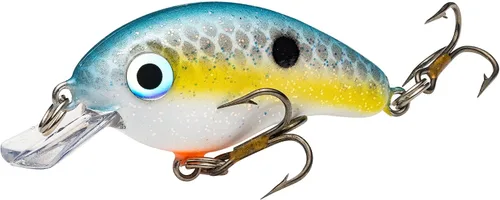 Vista 3 de Strike King Señuelo de pesca Bitsy Pond Minnow Crankbait, 3/32 oz, irresistible para los peces Sexy Shad
