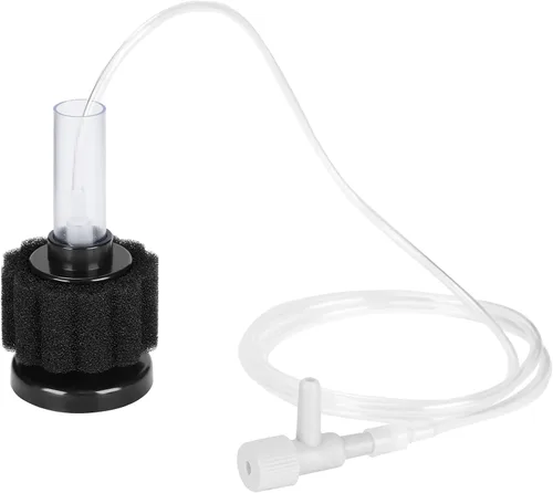 Vista 2 de AQUANEAT Mini filtro de esponja para acuario, filtro de espuma bio silencioso para pecera, con tubo de aerolínea, hasta 2 galones
