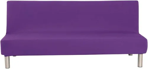 Vista 9 de ele ELEOPTION Funda de Sofá Cama sin Brazos Triangular Gris Funda Deslizable Elástica Fundas de Sofá Plegable Fundas de Sofá Fundas de Futón