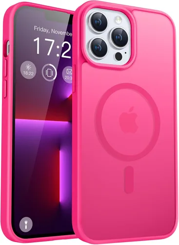 Vista 26 de Funda para teléfono Google Pixel 9 Pro XL, Compatible con Magnético, Protección contra Caídas de Grado Militar Translúcida Mate Resistente a Golpes
